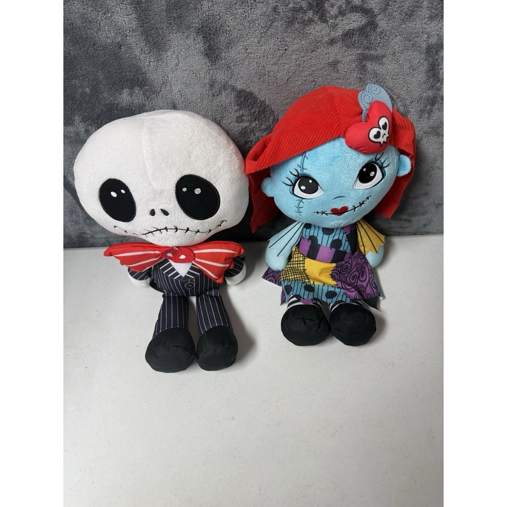 Disney Nightmare Before Christmas  17" JACK & SALLY Plush Set ❤️